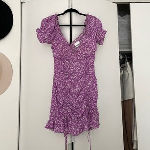 Purple Paisley Summer Dress